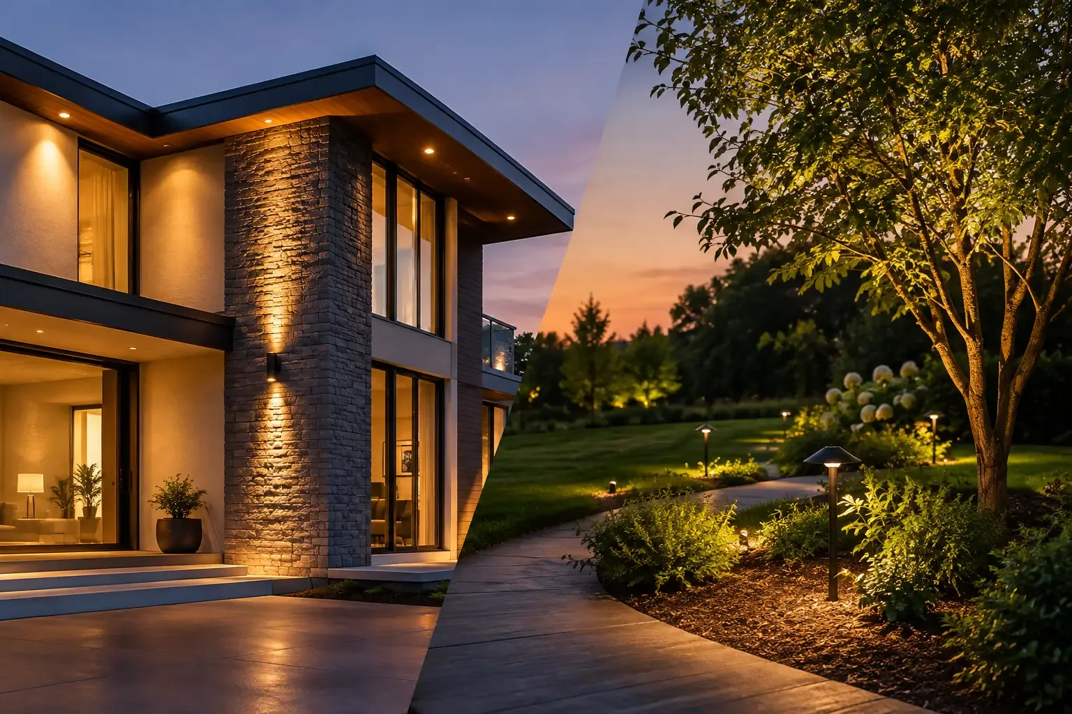 Featured image for Architectural Lighting vs Landscape Lighting