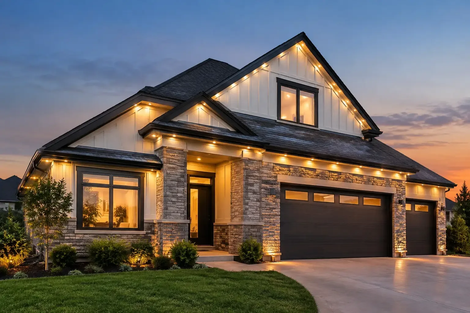 Featured image for Are Roofline LEDs Worth It for Your Home?