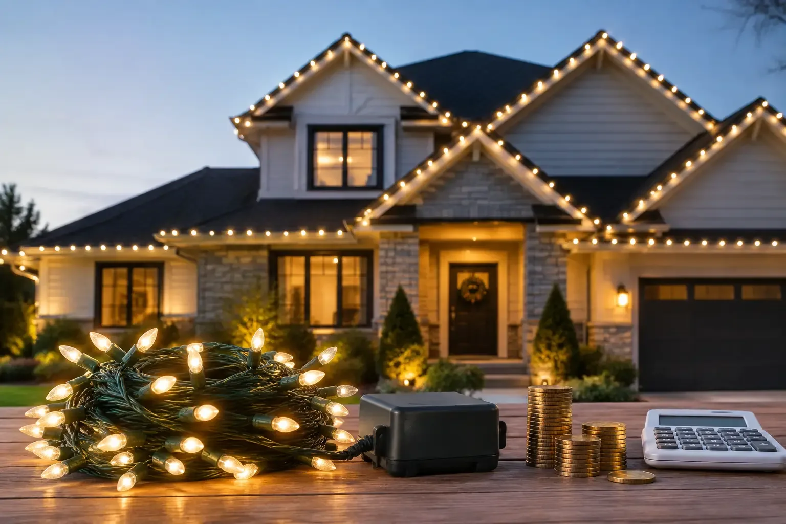Featured image for How Much Do Permanent Christmas Lights Cost?